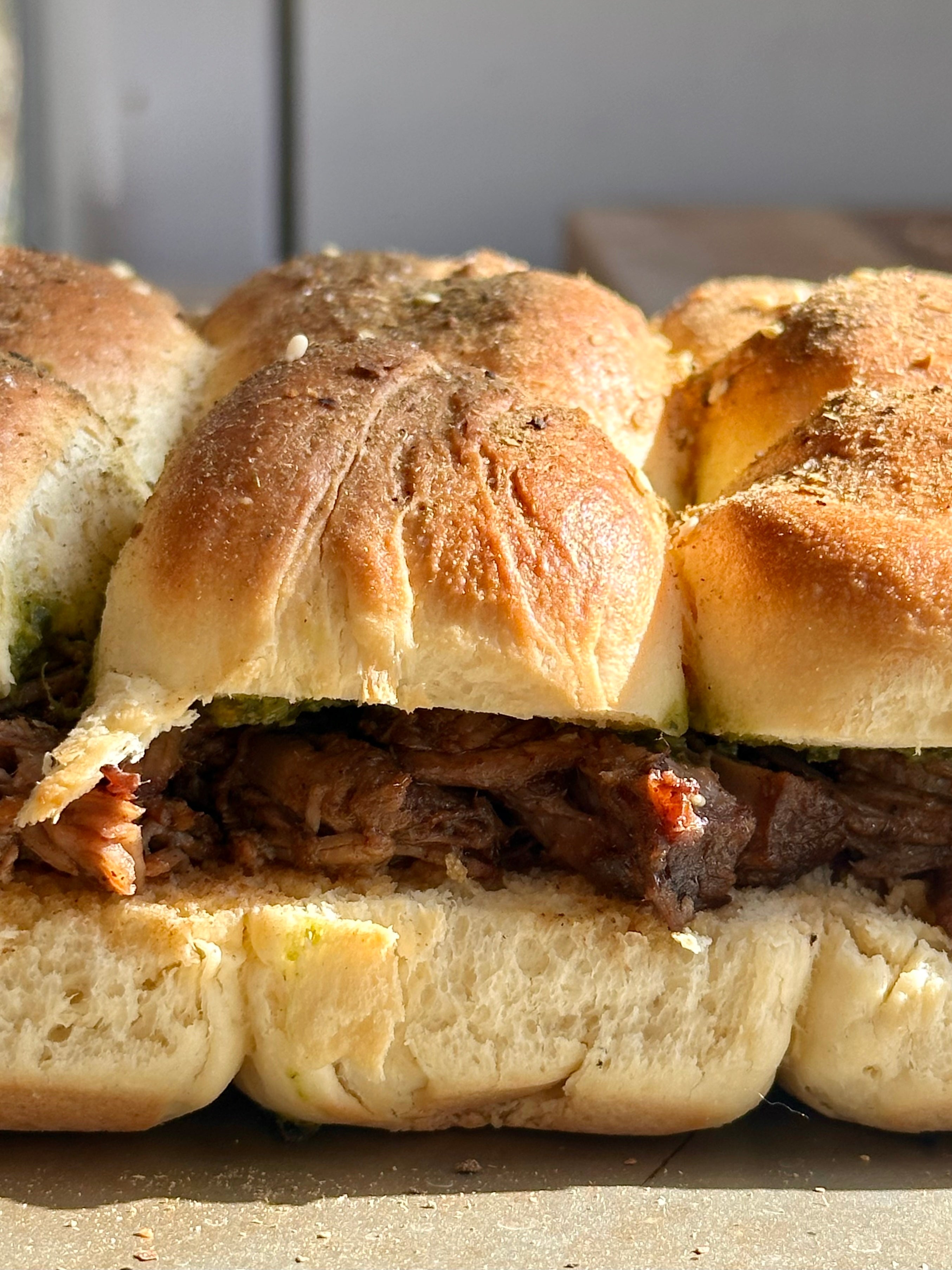 Pesto Shawarma Sliders – Besto | Natural, Nut-Free Pesto
