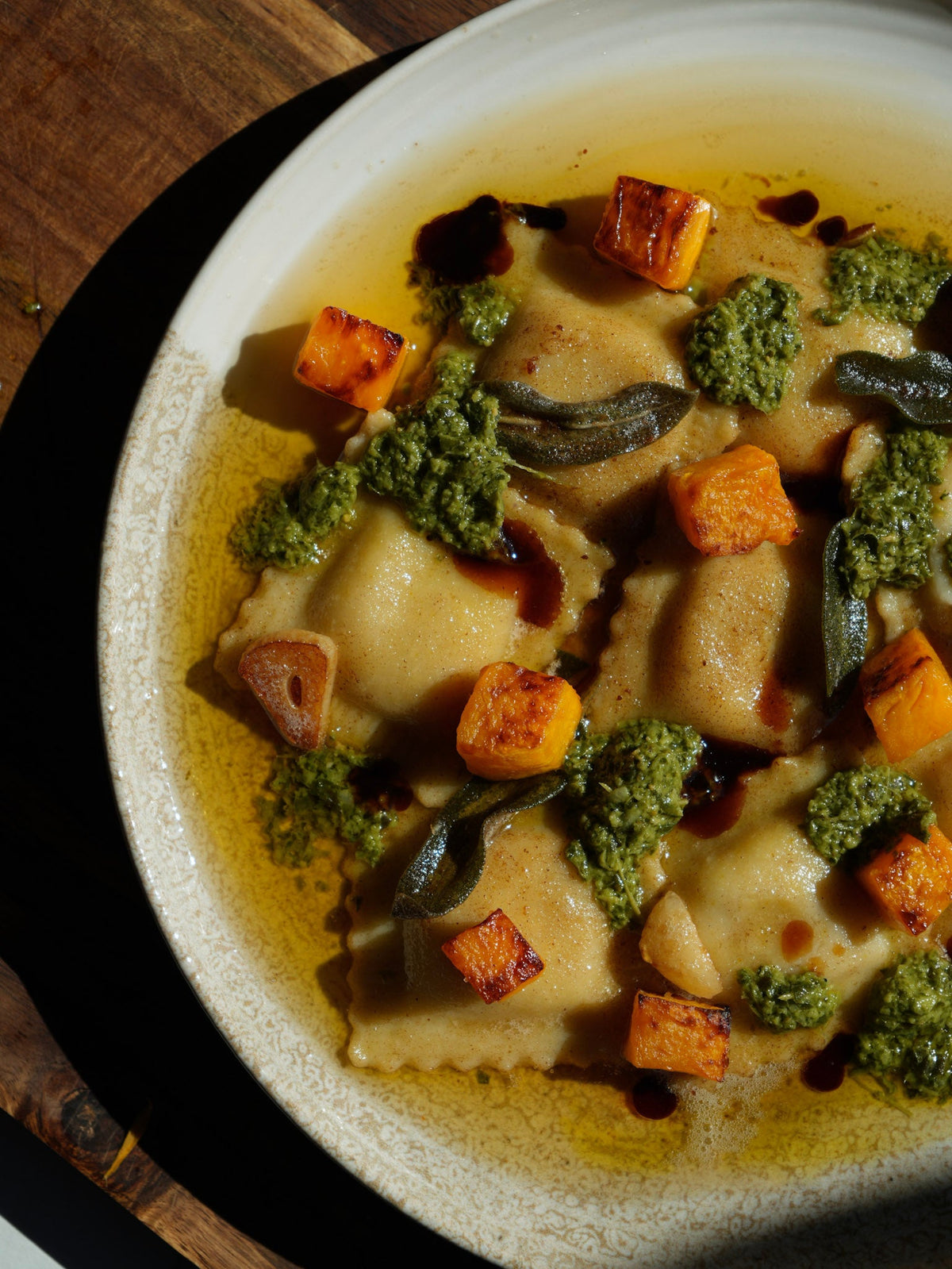 Brown Butter Sage Cappello’s Butternut Squash Ravioli