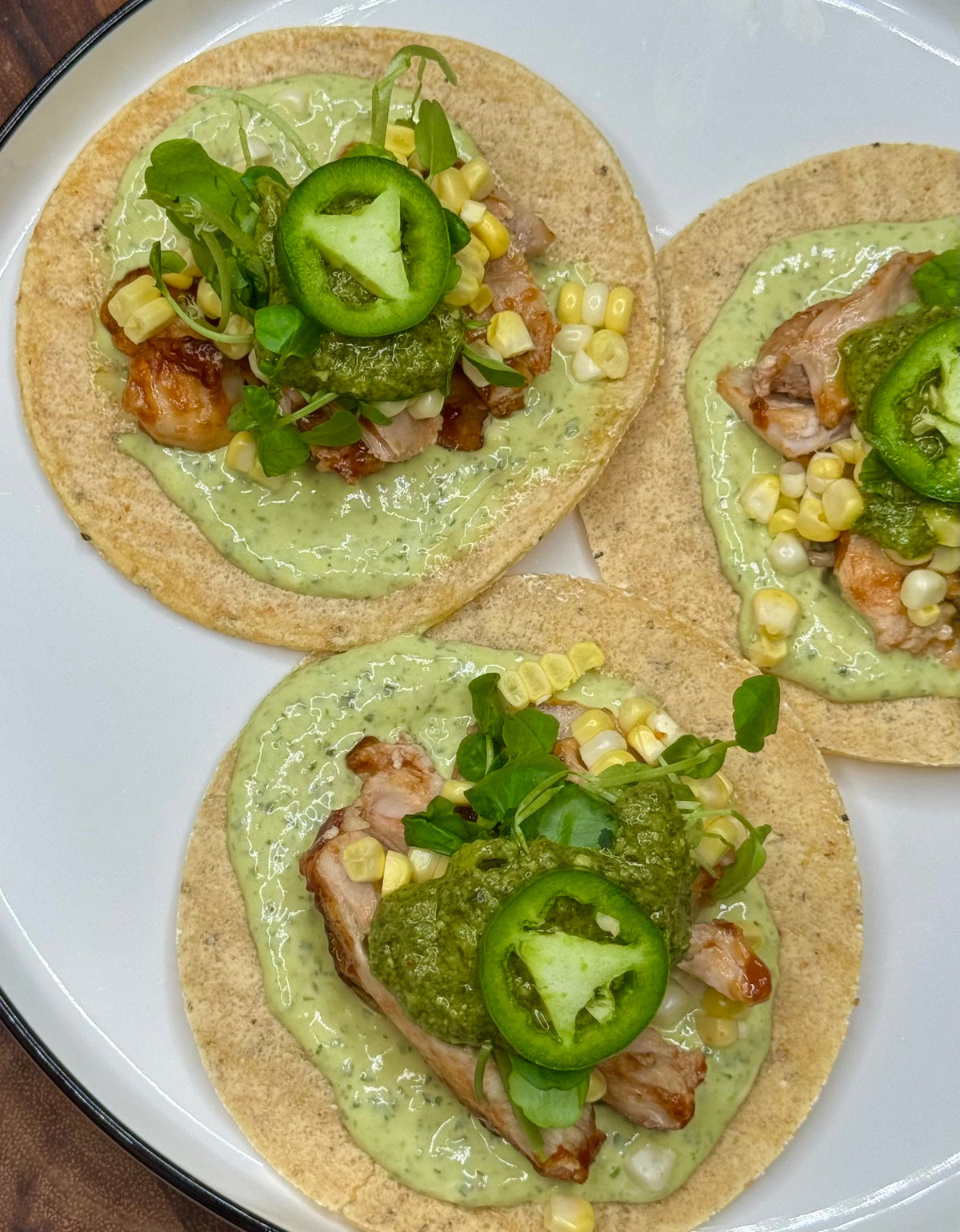 Pesto Chicken Tacos