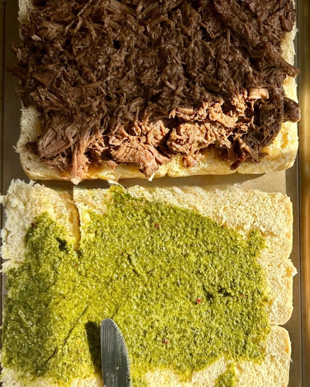 Pesto Shawarma Sliders